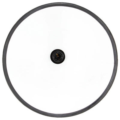 Musta teollistyylinen riippuvalaisin Adelea 30cm (25 w, pyöreä, e27)