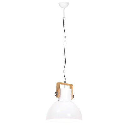 Teollistyylinen riippuvalaisin 25 W valkoinen pyöreä 40 cm E27
