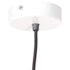 Teollistyylinen riippuvalaisin 25 W valkoinen pyöreä 19 cm E27