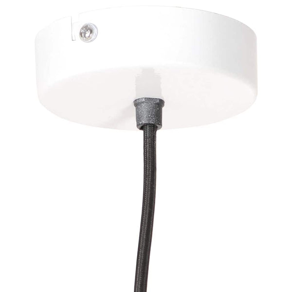 Teollistyylinen riippuvalaisin 25 W valkoinen pyöreä 19 cm E27