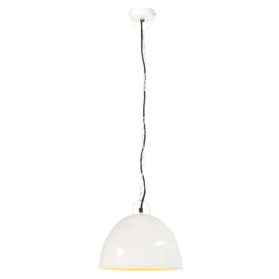 Teollistyylinen riippuvalaisin 25 W valkoinen pyöreä 31 cm E27