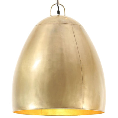 Teollistyylinen riippuvalaisin 25 W messinki pyöreä 42 cm E27