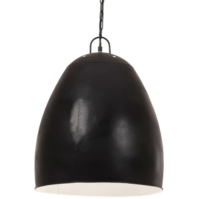 Teollistyylinen riippuvalaisin 25 W musta pyöreä 42 cm E27