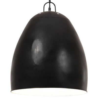 Teollistyylinen riippuvalaisin 25 W musta pyöreä 42 cm E27
