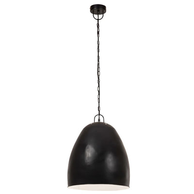 Teollistyylinen riippuvalaisin 25 W musta pyöreä 42 cm E27