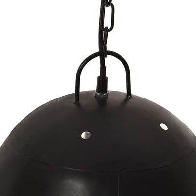 Teollistyylinen riippuvalaisin 25 W musta pyöreä 42 cm E27
