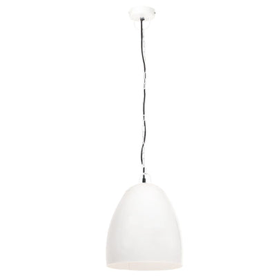 Teollistyylinen riippuvalaisin 25 W valkoinen pyöreä 42 cm E27