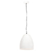 Valkoinen teollistyylinen riippuvalaisin Infratirea 42cm (25 w, pyöreä, e27)