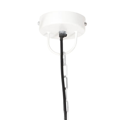 Teollistyylinen riippuvalaisin 25 W valkoinen pyöreä 42 cm E27