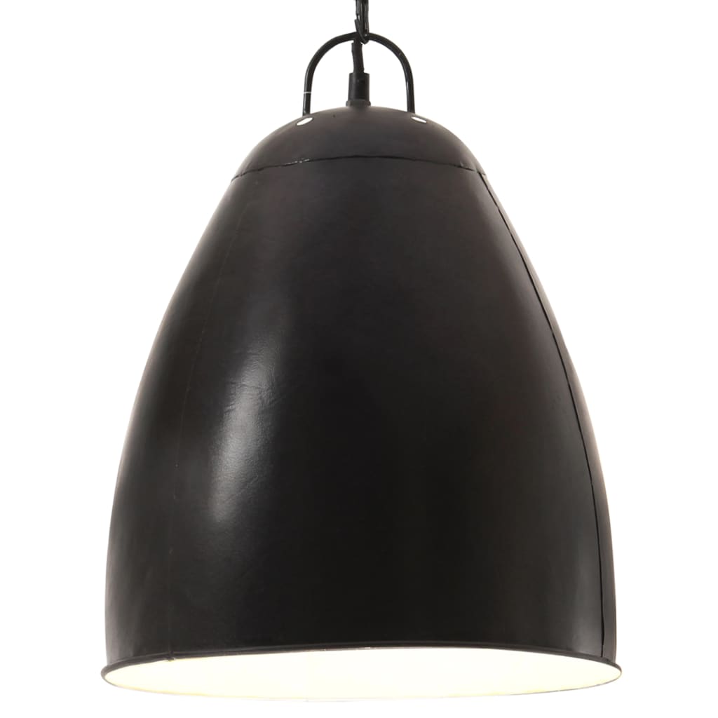 Musta teollistyylinen riippuvalaisin Infratirea 32cm (25 w, pyöreä, e27)