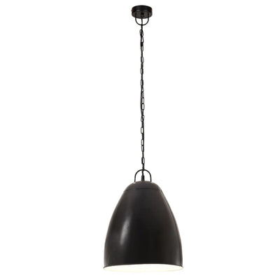 Teollistyylinen riippuvalaisin 25 W musta pyöreä 32 cm E27