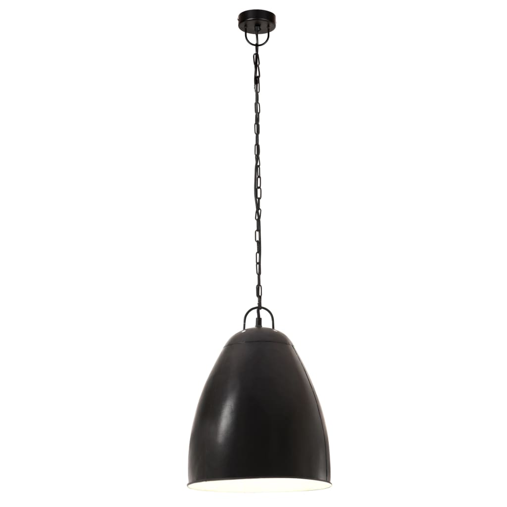 Musta teollistyylinen riippuvalaisin Infratirea 32cm (25 w, pyöreä, e27)