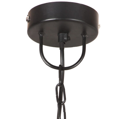 Teollistyylinen riippuvalaisin 25 W musta pyöreä 32 cm E27