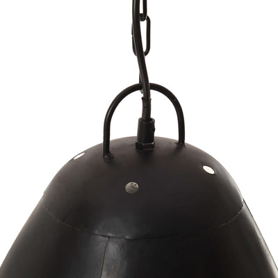 Teollistyylinen riippuvalaisin 25 W musta pyöreä 32 cm E27