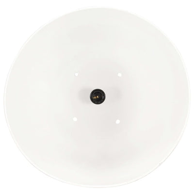 Teollistyylinen riippuvalaisin 25 W valkoinen pyöreä 32 cm E27