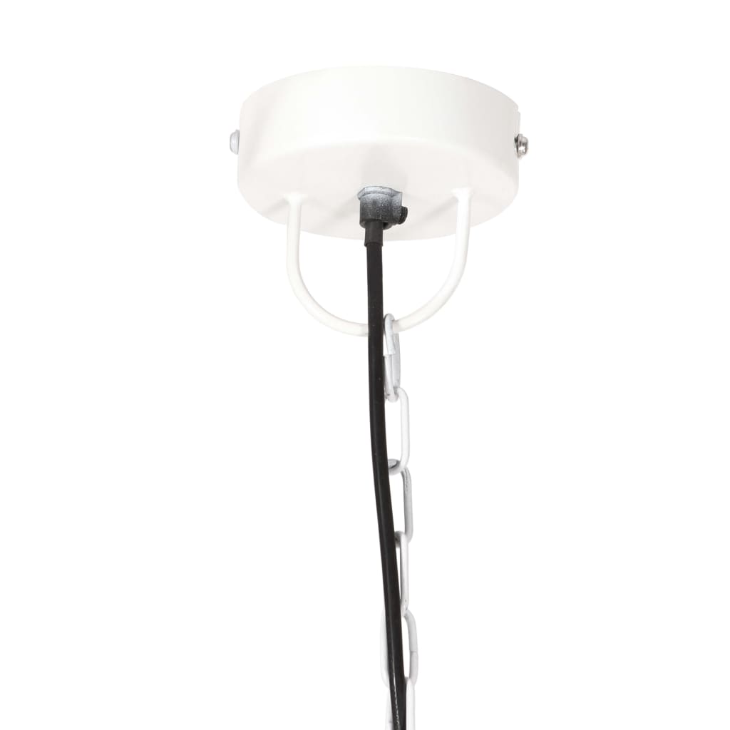 Valkoinen teollistyylinen riippuvalaisin Infratirea 32cm (25 w, pyöreä, e27)