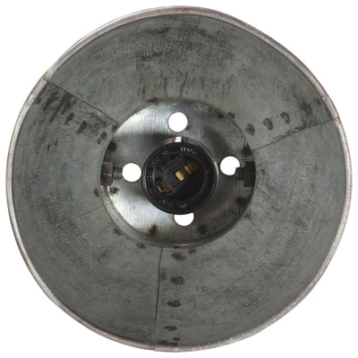 Hopea teollisuustyylinen seinävalaisin Milenca (pyöreä e27)