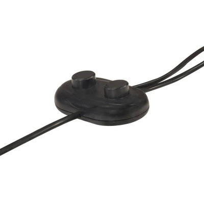 Hopea lattiavalaisin Yang (2 lampunvarjostimella e27 valurauta)