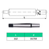 Poran pikaistukka MT2-B16 13 mm kiristysalue 1-13B16