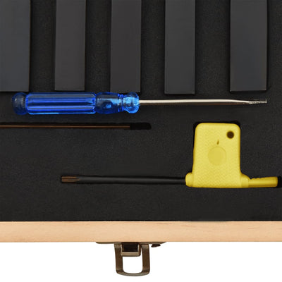 Indeksoitava sorvaustyökalusarja Velinova 12x12 mm 80 mm (12-osainen)