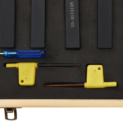 Indeksoitava sorvaustyökalusarja Velinova 16x16 mm 100 mm (12-osainen)