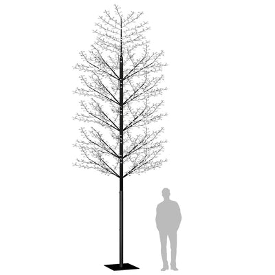 Sinistä joulukuusi Wellingtonia 500cm (2 000 led-valoa kirsikankukka)