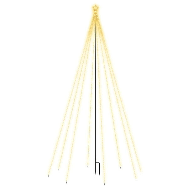 Joulukuusen valot sisä-/ulkokäyttöön 400 LED-valoa 2,5 m