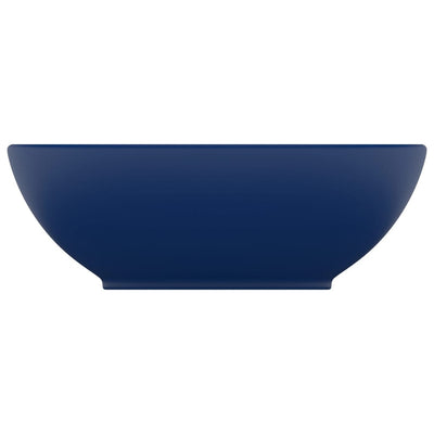 Ylellinen pesuallas ovaali matta tummansininen 40x33 cm keraami