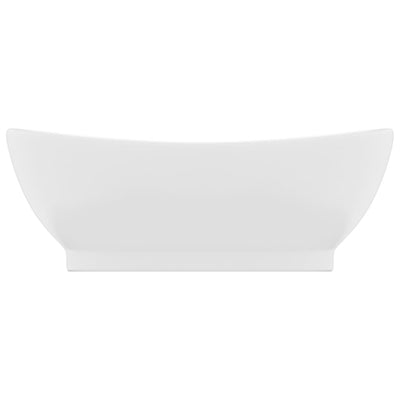 Ylellinen pesuallas ovaali matta valkoinen 58,5x39 cm keraami