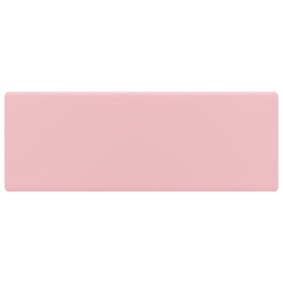 Ylellinen pesuallas ylivuotoaukolla pinkki 41x41 cm keraami