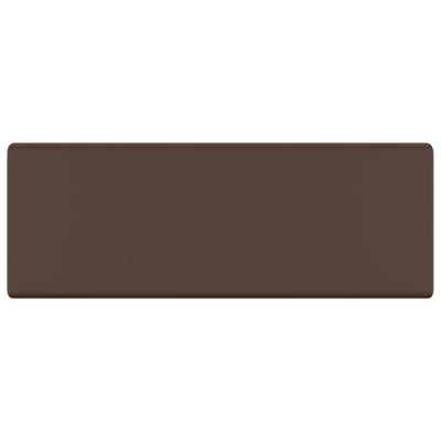 Ylellinen pesuallas neliö matta tummanruskea 41x41 cm keraami