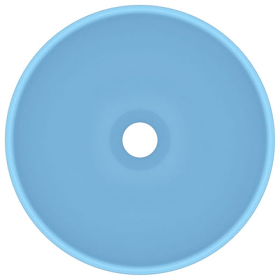 Ylellinen pesuallas pyöreä matta vaaleansin. 32,5x14 cm keraami