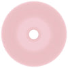Pinkki kylpyhuoneen pesuallas Moroi pyöreä (keraaminen)