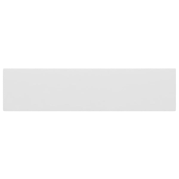 Valkoinen kylpyhuoneen pesuallas ylivuodolla keraaminen Amina (matta)