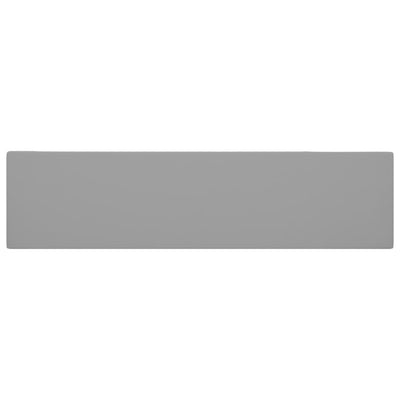 Kylpyhuoneen pesuallas ylivuodolla keraaminen vaaleanharmaa