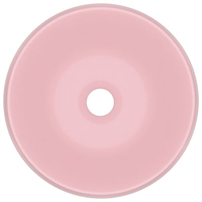 Matta pinkki ylellinen pesuallas Atlantis 40x15cm (keraami)