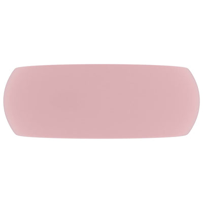 Matta pinkki ylellinen pesuallas Atlantis 40x15cm (keraami)