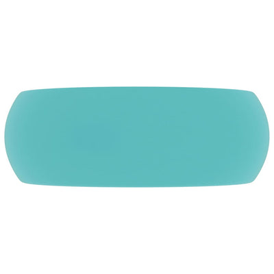 Ylellinen pesuallas pyöreä matta vaaleanvihreä 40x15 cm keraami