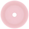 Ylellinen pesuallas pyöreä matta pinkki 40x15 cm keraamiikka