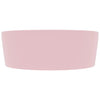 Mattapinkki ylellinen pesuallas ylivuodolla Egerica 36x13cm (keraaminen)