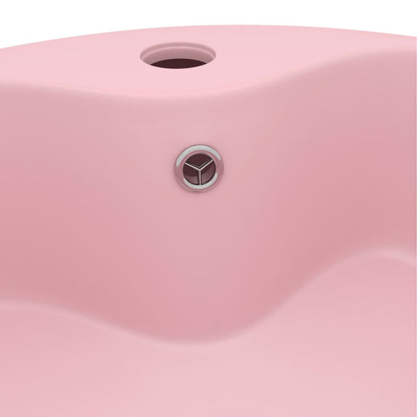 Mattapinkki ylellinen pesuallas ylivuodolla Egerica 36x13cm (keraaminen)