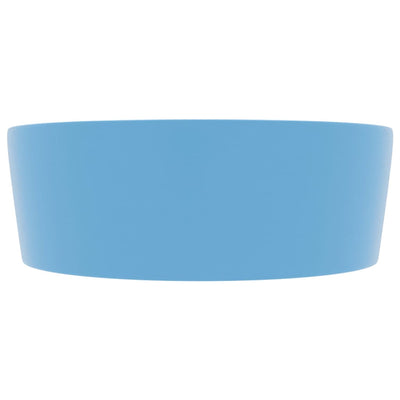 Ylellinen pesuallas ylivuodolla mattasininen 36x13cm keraaminen