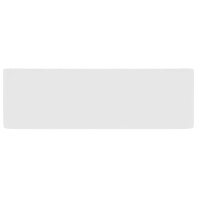 Ylellinen pesuallas matta valkoinen 41x30x12 cm keraami