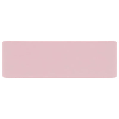 Ylellinen pesuallas matta pinkki 41x30x12 cm keraami