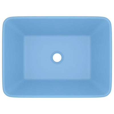 Ylellinen pesuallas matta vaaleansininen 41x30x12 cm keraaminen