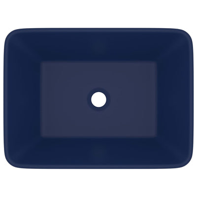 Ylellinen pesuallas matta tummansininen 41x30x12 cm keraaminen