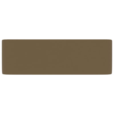 Ylellinen pesuallas matta kerma 41x30x12 cm keraaminen