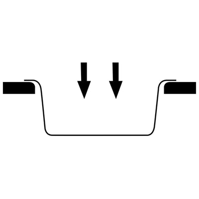 Musta keittiön tiskiallas ylivuotoreiällä Vitzman (graniitti)