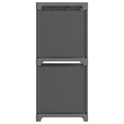 Harmaa esittelyhylly Francel 103x30x72,5cm (6 kuution, kangas)