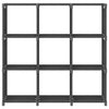 9 kuution esittelyhylly harmaa 103x30x107,5 cm kangas